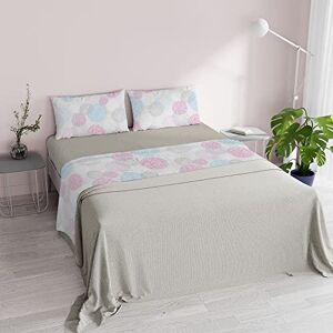 Italian Bed Linen Complete Bed Set 100% Microfiber "FANTASY", Molecules, Double Italian Bed Linen Complete Bed Set 100% Microfiber "FANTASY", Molecules, Double