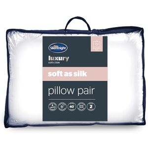 Silentnight Soft as Silk Pillow Pack of 2 Silentnight Soft as Silk Pillow Pack of 2