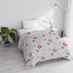 Italian Bed Linen Winter Quilt with Padded Single Bed 160 x 245 cm DoubleFace Basic Superstar Pattern, Made in Italy – Reversible Duvet in Soft Microfibre 200 g/m² – Machine Washable Duvet Italian Bed Linen Winter Quilt with Padded Single Bed 160 x 245 cm DoubleFace Basic Superstar Pattern, Made in Italy – Reversible Duvet in Soft Microfibre 200 g/m² – Machine Washable Duvet