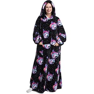 Everglamour Hooded Blanket Adult Sized Costumes, Blue Everglamour Hooded Blanket Adult Sized Costumes, Blue
