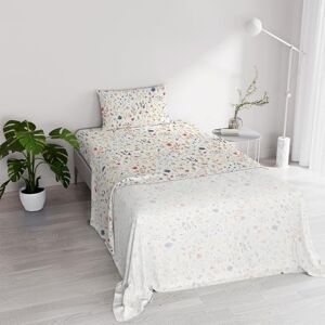 Italian Bed Linen River Cotton Single Bed Sheet Set, Made in Italy – Complete Bed Set, Fitted Sheet, Top Sheet 90 x 200 cm and Pillowcase with Inner Flap (Single, Time) Italian Bed Linen River Cotton Single Bed Sheet Set, Made in Italy – Complete Bed Set, Fitted Sheet, Top Sheet 90 x 200 cm and Pillowcase with Inner Flap (Single, Time)