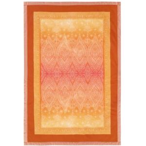 Bassetti Granfoulard Plaid Kerala O1 Orange 135 x 190 cm, Luxurious Blanket Made of 100% Mercerised Cotton, Soft Bedspread, Cuddly Light, Skin-friendly, Easy to Clean Bassetti Granfoulard Plaid Kerala O1 Orange 135 x 190 cm, Luxurious Blanket Made of 100% Mercerised Cotton, Soft Bedspread, Cuddly Light, Skin-friendly, Easy to Clean