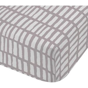 Catherine Lansfield Larsson Geo Plum Fitted Sheet and Pillowcase White 90x200+50x80 Catherine Lansfield Larsson Geo Plum Fitted Sheet and Pillowcase White 90x200+50x80