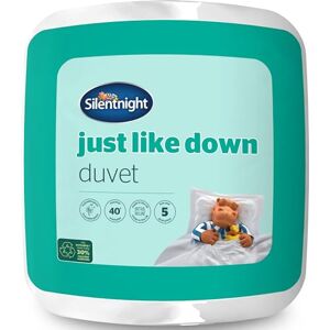 Silentnight Just Like Down 10.5 Tog Single Duvet Luxury All Year Round Duvet Quilt with Soft Silky Down Like Fibres Machine Washable and Hypoallergenic Single Silentnight Just Like Down 10.5 Tog Single Duvet Luxury All Year Round Duvet Quilt with Soft Silky Down Like Fibres Machine Washable and Hypoallergenic Single