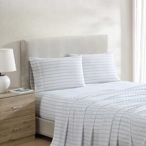 Nautica Queen Bed Sheets, Lightweight Cotton Percale Bedding Set with Matching Pillowcases, Crisp & Cool, Oeko-Tex Certified (Skippers Island Green) Nautica Queen Bed Sheets, Lightweight Cotton Percale Bedding Set with Matching Pillowcases, Crisp & Cool, Oeko-Tex Certified (Skippers Island Green)