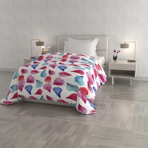 Italian Bed Linen Fantasy Winter Quilt Made in Italy, Petals, Single 170 x 260 cm Italian Bed Linen Fantasy Winter Quilt Made in Italy, Petals, Single 170 x 260 cm