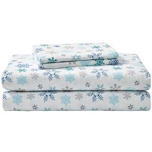 Eddie Bauer Twin Sheet Set, Warm Breathable Cotton Flannel Bedding with Deep Pockets, Brushed for Extra Softness, Cozy Home Decor, Oeko-Tex Certified (Tossed Snowflake, Twin) Eddie Bauer Twin Sheet Set, Warm Breathable Cotton Flannel Bedding with Deep Pockets, Brushed for Extra Softness, Cozy Home Decor, Oeko-Tex Certified (Tossed Snowflake, Twin)