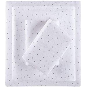 Intelligent Design Cozy Soft 100% Cotton Flannel Print Animals Stars Cute Warm, Ultra Soft Cold Weather Sheet Set Bedding, Twin, Grey/Pink Dots 3 Piece Intelligent Design Cozy Soft 100% Cotton Flannel Print Animals Stars Cute Warm, Ultra Soft Cold Weather Sheet Set Bedding, Twin, Grey/Pink Dots 3 Piece