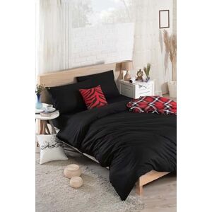 Brand Model - Double Black Cotton Polyester Bedding Set Brand Model - Double Black Cotton Polyester Bedding Set