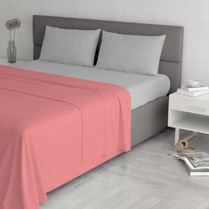 Italian Bed Linen Trend Chic Bedding Set, 100% Cotton, Made in Italy, Double, Coral Italian Bed Linen Trend Chic Bedding Set, 100% Cotton, Made in Italy, Double, Coral