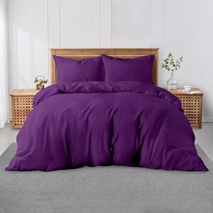 GC GAVENO CAVAILIA Super King Plain Dyed Duvet Cover Set with Pillowcases Soft Comfortable, Lightweight Polycotton Bedding, Easy-Care Quilt Comforter Cover Berry GC GAVENO CAVAILIA Super King Plain Dyed Duvet Cover Set with Pillowcases Soft Comfortable, Lightweight Polycotton Bedding, Easy-Care Quilt Comforter Cover Berry