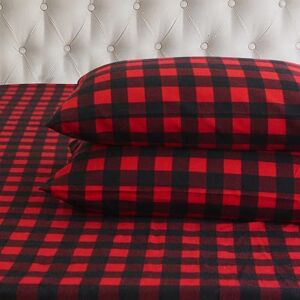 Elegant Comfort Ultra Soft 4-Piece 100% Turkish Cotton Flannel Sheet Set Buffalo Check Plaid Flannel Sheets, Warm and Cozy Anti-Pill Premium Quality, Deep Pocket Fitted Sheet- King, Burgundy Elegant Comfort Ultra Soft 4-Piece 100% Turkish Cotton Flannel Sheet Set Buffalo Check Plaid Flannel Sheets, Warm and Cozy Anti-Pill Premium Quality, Deep Pocket Fitted Sheet- King, Burgundy