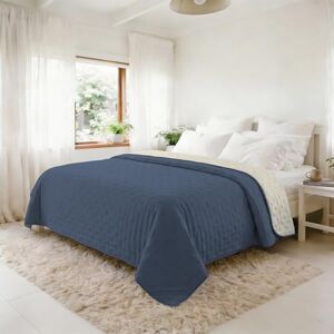 Italian Bed Linen Summer Quilt Water Washed Microfibre Duvet Quilt and 100 g Filling Double 250 x 250 cm Blue/Sabbia Italian Bed Linen Summer Quilt Water Washed Microfibre Duvet Quilt and 100 g Filling Double 250 x 250 cm Blue/Sabbia