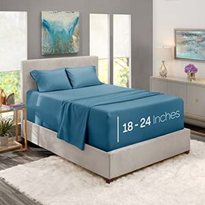 Nestl Extra Deep Pocket Sheets - Fits Mattress 18-24 Inches Deep - King Size Sheets Sets Nestl Extra Deep Pocket Sheets - Fits Mattress 18-24 Inches Deep - King Size Sheets Sets