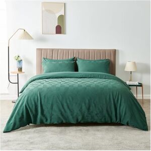 GC GAVENO CAVAILIA 3D Bedding Double Bed Embossed Duvet Cover Set Reversible Microfiber Quilt Cover Green GC GAVENO CAVAILIA 3D Bedding Double Bed Embossed Duvet Cover Set Reversible Microfiber Quilt Cover Green