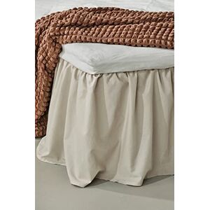 Jotex Zack Valance Bed Sheet 45 cm Organic Quality Beige 120 x 200 cm Jotex Zack Valance Bed Sheet 45 cm Organic Quality Beige 120 x 200 cm