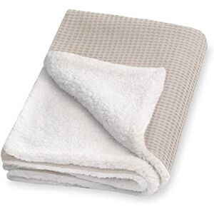 Julius Zöllner Winter Blanket Made of Waffle Pique and Cuddly Teddy Fabric, Size 70 x 100 cm, Made in Germany, Waffle Pique 100% Cotton, Oeko-Tex® Standard 100, Seashell Julius Zöllner Winter Blanket Made of Waffle Pique and Cuddly Teddy Fabric, Size 70 x 100 cm, Made in Germany, Waffle Pique 100% Cotton, Oeko-Tex® Standard 100, Seashell