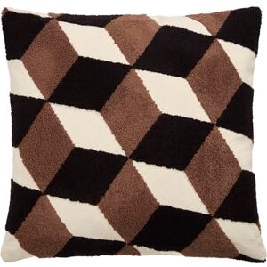 Appletree Hygge Filled Cushion, Geometric Tufted Design, Throw Pillow, 1 Count, 43 x 43 cm, Multi, 100% Cotton, Square Shape, Boucle Texture Appletree Hygge Filled Cushion, Geometric Tufted Design, Throw Pillow, 1 Count, 43 x 43 cm, Multi, 100% Cotton, Square Shape, Boucle Texture