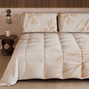 PETTI Artigiani Italiani Winter Quilt, Winter Duvet, Double Sided Quilt, Solid Colour and Digital Floral Print 25 150, 100% Microfibre, Made in Italy PETTI Artigiani Italiani Winter Quilt, Winter Duvet, Double Sided Quilt, Solid Colour and Digital Floral Print 25 150, 100% Microfibre, Made in Italy