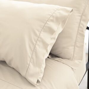 Catherine Lansfield Fantasy Sateen Natural Bed Sheet Set 180-260 x 280 cm + 2 Pillows 50 x 110 cm Catherine Lansfield Fantasy Sateen Natural Bed Sheet Set 180-260 x 280 cm + 2 Pillows 50 x 110 cm