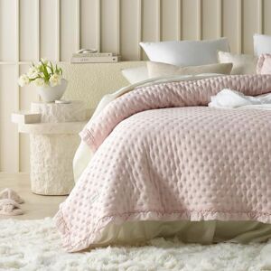 ROOM99 Molly Elegant Dusty Pink Bedspread - Bed Type ROOM99 Molly Elegant Dusty Pink Bedspread - Bed Type