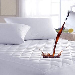 DUDU N GIRLIE Deep Single Mattress Protector Waterproof Fitted Mattress Cover Quilted Anti Allergy Mattress Protector Topper Pad (Single 90 x 190+25 cm) DUDU N GIRLIE Deep Single Mattress Protector Waterproof Fitted Mattress Cover Quilted Anti Allergy Mattress Protector Topper Pad (Single 90 x 190+25 cm)