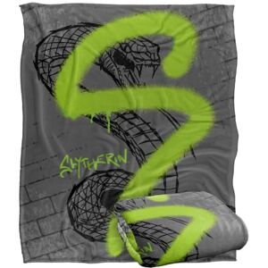 LOGOVISION HARRY POTTER Blanket, 152 x 127 cm Slytherin Graffiti Silky Touch Super Soft Throw Blanket LOGOVISION HARRY POTTER Blanket, 152 x 127 cm Slytherin Graffiti Silky Touch Super Soft Throw Blanket