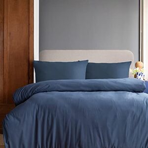 Komfortec Dark Blue Microfibre Bedding Set - Bed Linen 240x220 cm Komfortec Dark Blue Microfibre Bedding Set - Bed Linen 240x220 cm