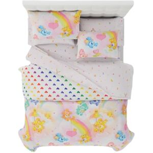 Franco Collectibles Care Bears Classic Retro Rainbow Bedding 7 Piece Super Soft Comforter and Sheet Set with Sham, Full, (100% Official Licensed Product) Franco Collectibles Care Bears Classic Retro Rainbow Bedding 7 Piece Super Soft Comforter and Sheet Set with Sham, Full, (100% Official Licensed Product)