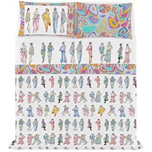 Jolie Digital Print Double Bed Linen - Bed Type Jolie Digital Print Double Bed Linen - Bed Type