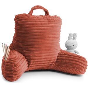 Clara Clark Cut Plush Striped Reading Pillow for Kids & Teens, Back Support Pillow, Shredded Memory Foam Bed Rest Pillow with Arms, Small, Misty Rose Clara Clark Cut Plush Striped Reading Pillow for Kids & Teens, Back Support Pillow, Shredded Memory Foam Bed Rest Pillow with Arms, Small, Misty Rose