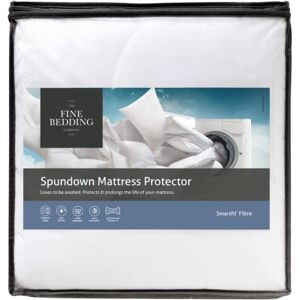 The Fine Bedding Company Spundown Mattress Protector Super King Peachskin Soft Touch Cover Machine Washable Hypoallergenic The Fine Bedding Company Spundown Mattress Protector Super King Peachskin Soft Touch Cover Machine Washable Hypoallergenic
