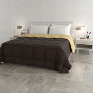 MB HOME ITALY Italian Bed Linen Winter Quilt Elegant,260 x 260 cm,Brown/Cream MB HOME ITALY Italian Bed Linen Winter Quilt Elegant,260 x 260 cm,Brown/Cream