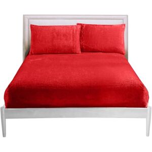 GC GAVENO CAVAILIA 25cm Deep Fleece Fitted Sheet Super King Soft 100% Polyester Teddy Bear Bedding Warm & Cozy Elastic Corner Bottom Sheets Red Fluffy Super King-Size Bed Sheet, 182x203cm GC GAVENO CAVAILIA 25cm Deep Fleece Fitted Sheet Super King Soft 100% Polyester Teddy Bear Bedding Warm & Cozy Elastic Corner Bottom Sheets Red Fluffy Super King-Size Bed Sheet, 182x203cm
