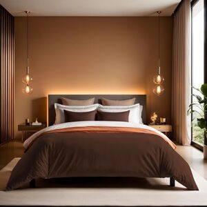 Premium Ranforce Single Quilt Cover - Dk Brown Premium Ranforce Single Quilt Cover - Dk Brown
