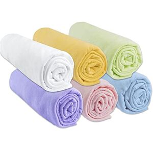 Easy dort Set of 6 Fitted Sheets 40 x 80/40 x 90 cm Baby Crib, Moses Basket 100% Cotton Stretchy Breathable Healthy Sleep Brand Oeko-Tex Certified Made in Europe Easy dort Set of 6 Fitted Sheets 40 x 80/40 x 90 cm Baby Crib, Moses Basket 100% Cotton Stretchy Breathable Healthy Sleep Brand Oeko-Tex Certified Made in Europe
