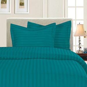 Elegant Comfort Best, Softest, Coziest 3-Piece Duvet Cover Sets! 1500 Thread Count Egyptian Quality Luxurious Wrinkle Resistant 3-Piece DAMASK STRIPE Duvet Cover Set, Full/Queen, Turquoise Elegant Comfort Best, Softest, Coziest 3-Piece Duvet Cover Sets! 1500 Thread Count Egyptian Quality Luxurious Wrinkle Resistant 3-Piece DAMASK STRIPE Duvet Cover Set, Full/Queen, Turquoise