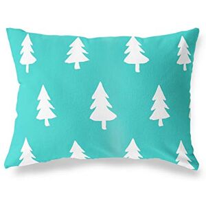 Bonamaison Decorative Cushion Cover, Turquoise-White Throw Pillow Covers, Home Decorative Pillowcases for Livingroom, Sofa, Bedroom, Size: 45X60 Cm Designed and Manufactured in Turkey Bonamaison Decorative Cushion Cover, Turquoise-White Throw Pillow Covers, Home Decorative Pillowcases for Livingroom, Sofa, Bedroom, Size: 45X60 Cm Designed and Manufactured in Turkey