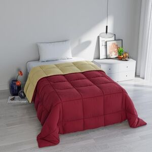 Italian Bed Linen ELEGANT Winter Quilt, Bordeaux/Cream, 220x260cm Italian Bed Linen ELEGANT Winter Quilt, Bordeaux/Cream, 220x260cm