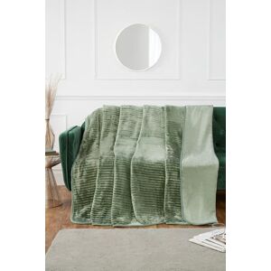 Rapport Home Luxury Ribbed Mink Blanket - Blanket Rapport Home Luxury Ribbed Mink Blanket - Blanket