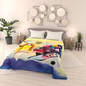 Italian Bed Linen SD57 Summer Quilt 100 g Dream of Author Made in Italy, Digital Print Quilted Bedspread 100% Polyester Microfibre, Double Bed Blanket 260 x 270 cm Italian Bed Linen SD57 Summer Quilt 100 g Dream of Author Made in Italy, Digital Print Quilted Bedspread 100% Polyester Microfibre, Double Bed Blanket 260 x 270 cm