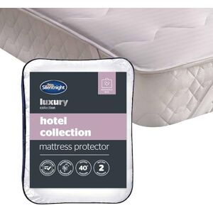 Silentnight Hotel Collection Mattress Protector Luxury Quilted Soft Touch Cover Hypoallergenic Bed Protector Elasticated Corner Straps Machine Washable Hotel Style Comfort Single Silentnight Hotel Collection Mattress Protector Luxury Quilted Soft Touch Cover Hypoallergenic Bed Protector Elasticated Corner Straps Machine Washable Hotel Style Comfort Single