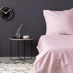 Pink Cotton Satin Quilt Cover Set - 200x200cm - 210TC Pink Cotton Satin Quilt Cover Set - 200x200cm - 210TC