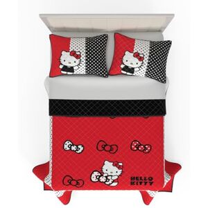 Franco Kids Quilt Set, Microfiber, Hello Kitty, Full/Queen Franco Kids Quilt Set, Microfiber, Hello Kitty, Full/Queen