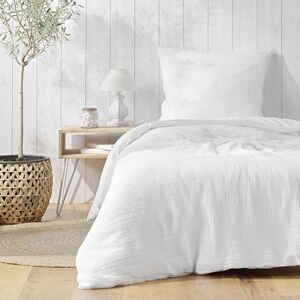 Douceur d'Intérieur - Angelia White Cotton Gaze Bedding Set Douceur d'Intérieur - Angelia White Cotton Gaze Bedding Set