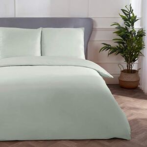 Sleepdown Block Microfiber Plain Dye Duvet Cover Quilt Bedding Set with Pillowcase Easy Care Soft Warm Cosy 135 cm x 200 cm + 180 cm x 80 cm Duck Egg Sleepdown Block Microfiber Plain Dye Duvet Cover Quilt Bedding Set with Pillowcase Easy Care Soft Warm Cosy 135 cm x 200 cm + 180 cm x 80 cm Duck Egg