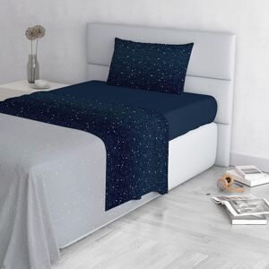 Italian Bed Linen Fashion Bed Sheet Set, Made in Italy, Soft Microfibre Bed Set, Fitted Sheet, Top Sheet 180 x 270 cm and Pillowcase with Inner Flap, Stars Italian Bed Linen Fashion Bed Sheet Set, Made in Italy, Soft Microfibre Bed Set, Fitted Sheet, Top Sheet 180 x 270 cm and Pillowcase with Inner Flap, Stars