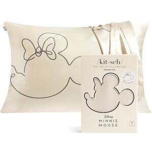 Kitsch Mickey/Minnie x Satin Pillowcase with Zipper Softer Than Silk, Cooling Pillow Cases Covers Standard Size (Mrs. Mouse, 1 Pack) Kitsch Mickey/Minnie x Satin Pillowcase with Zipper Softer Than Silk, Cooling Pillow Cases Covers Standard Size (Mrs. Mouse, 1 Pack)