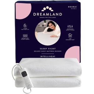 Dreamland Sleep Tight Electric Blanket – Affordable Premium Heated Fitted Underblanket with 6 Heat Settings, Fast Heat Up, Overheat Protection & Machine Washable, Timer, 150 x 137cm Double Size Dreamland Sleep Tight Electric Blanket – Affordable Premium Heated Fitted Underblanket with 6 Heat Settings, Fast Heat Up, Overheat Protection & Machine Washable, Timer, 150 x 137cm Double Size