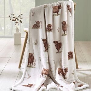 Catherine Lansfield Angus Highland Cow Cosy Fleece Blanket - Blanket Catherine Lansfield Angus Highland Cow Cosy Fleece Blanket - Blanket